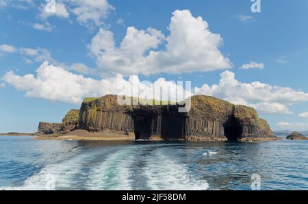 Isola di staffa, Ebridi Interne, Scozia Foto Stock