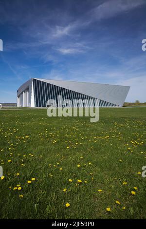 Canadian Aviation Museum in primavera, Ottawa, Ontario, Canada. Foto Stock