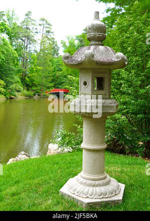 I giardini di Sarah P. Duke si trovano nel campus della Duke University a Durham, North Carolina Foto Stock