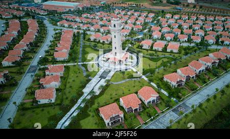 18 giugno 2022: La scena del 5 stelle centara mirage resort a Mui NE nella città di Phan Thiet, provincia di Binh Thuan, Vietnam Foto Stock