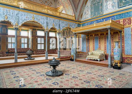 L'harem dei sultani nel PALAZZO TOPKAPI DI ISTANBUL Foto Stock