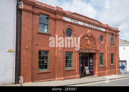 Il cinema Alhambra nella città mercato Lake District di Keswick Foto Stock