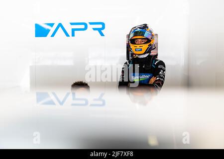 PERONI Alex (aus), Algarve Pro Racing, Oreca 07 - Gibson, ritratto durante la 4 ore di Monza 2022, 3rd del round 2022 della European le Mans Series sull'Autodromo Nazionale di Monza dal 1 al 3 luglio, a Monza, Italia - Foto Joao Filipe/DPPI Foto Stock