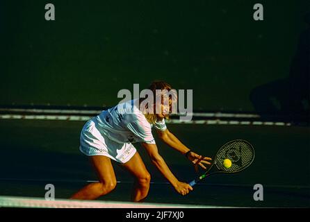 Steffi Graf (GER) in competizione ai Giochi Olimpici estivi del 1988. Foto Stock