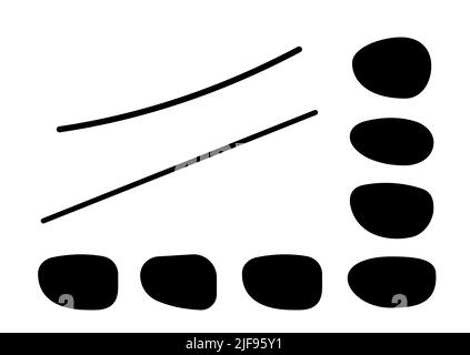 Illustrazione vettoriale del set creatore di patch per occhi pirata. Illustrazione Vettoriale