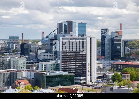 Vista sulla città di Tallinn, Estonia Foto Stock