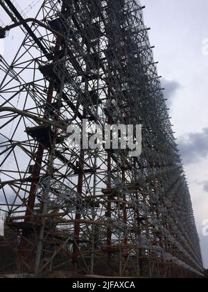 Dopo Chenobyl Disaster, Pripyat Foto Stock