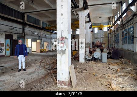 Francia, Var, Tolone, il siluro mole nel cuore del porto in attesa di riabilitazione Foto Stock