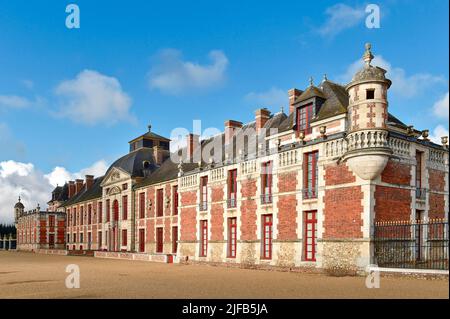 Francia, Eure, parco del Castello del campo di battaglia a Sainte-opportunune-du-Bosc, etichettato Giardino notevole, proprietà del decoratore Jacques Garcia Foto Stock