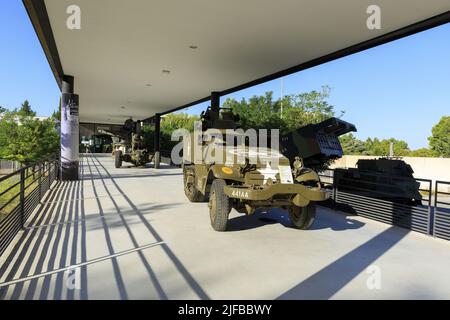 Francia, Var, Dracenie, Draguignan, avenue des Ecoles Militaires, Museo dell'artiglieria Foto Stock