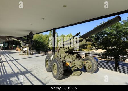 Francia, Var, Dracenie, Draguignan, avenue des Ecoles Militaires, Museo dell'artiglieria Foto Stock