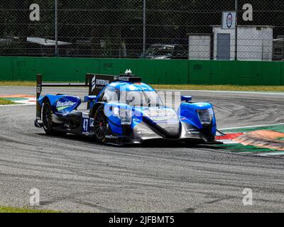 Endurance - ELMS Test Monza 2022 - 01.07.2022 47 ALGARVE PRO RACING PRT G Oreca 07 - Gibson PRO/AM John Falb (USA) B James Allen (AUS) G Alexander Peroni (AUS) Foto Stock