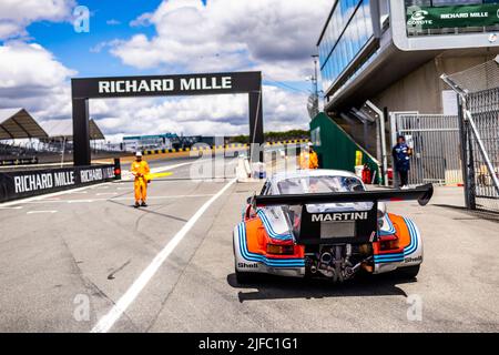 Le Mans, Francia. 01st luglio 2022. Porsche 911 Carrera RSR Turbo 1974 durante il le Mans Classic 2022 dal 30 giugno al 3 luglio 2022 sul circuito des 24 Heures du Mans, a le Mans, Francia - Foto Damien Saulnier / DPPI Credit: DPPI Media/Alamy Live News Foto Stock