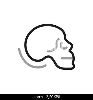 Semplice di Halloween relative icone di linea vettoriale. Collezione di icone di Halloween. Contiene icone come scull. Illustrazione Vettoriale