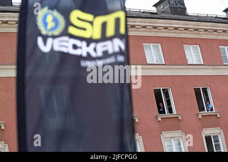 Linköping, Svezia. 1st, luglio 2022. La settimana del campionato svedese (in svedese: SM-Veckan) durante il venerdì a Linköping, Svezia. Credit: Jeppe Gustafsson/Alamy Live News Foto Stock