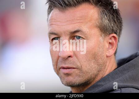 Meal, Germania. 01st luglio 2022. Primo : 1st luglio 2022, calcio, 1st Bundesliga, stagione 2022/2023, Test match, RWE, Rot-Weiss Essen - Borussia Monchengladbach, Gladbach coach Christoph DABROWSKI, RWE, Portrait Credit: dpa/Alamy Live News Credit: dpa picture Alliance/Alamy Live News Foto Stock