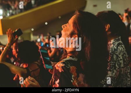 01/07/2022 - il cantante messicano MARCO ANTONIO SOLIS si esibisce per la prima volta in Europa / a Milano Foto Stock