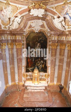 Schloss Hof an der marzo a Niederösterreich - Hof castello la marcia in bassa Austria Foto Stock