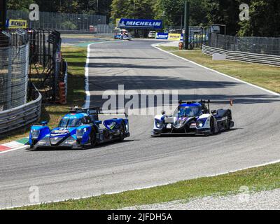 Monza, Italia. 01st luglio 2022. 47 ALGARVE PRO RACING PRT G Oreca 07 - Gibson PRO/AM John Falb (USA) B James Allen (AUS) G Alexander Peroni (AUS) durante Endurance - ELMS FP1 Monza, Italia Luglio 1 2022 credito: Independent Photo Agency Srl/Alamy Live News Foto Stock