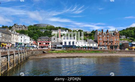 Lungomare a Oban Foto Stock