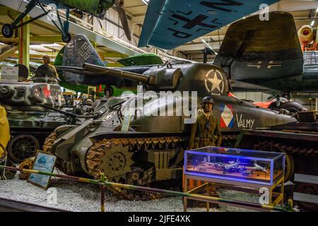 SINSHEIM, GERMANIA - mai 2022: american US Medium Tank Sherman M4 A1 WW2 1943 Foto Stock