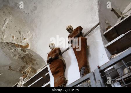 Palermo, Sicilia (Italia): Catacombe dei Cappuccini Foto Stock
