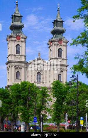 Serbia, Vojvodina, Subotica, Santa Teresa d'Avila, Cattedrale, Foto Stock