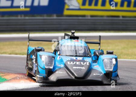 Autodromo di Monza, Monza, Italia, 03 luglio 2022, 19 ALGARVE PRO RACING - Oreca 07 Gibson (S. Florsch, B. Viscaal) durante l'ELMS 2022 - European le Mans Series - Endurance Foto Stock