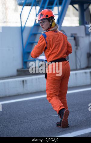 Autodromo di Monza, Monza, Italia, 03 luglio 2022, Marshall durante ELMS 2022 - European le Mans Series - Endurance Foto Stock