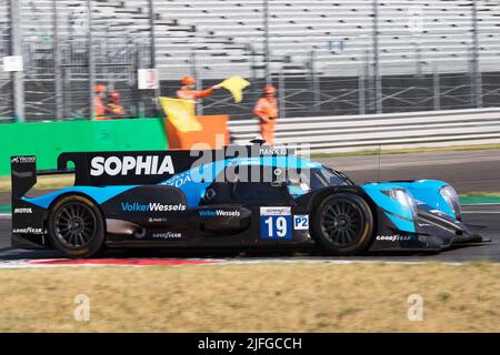 Autodromo di Monza, Monza, Italia, 03 luglio 2022, 19 ALGARVE PRO RACING - Oreca 07 Gibson (S. Florsch, B. Viscaal) durante l'ELMS 2022 - European le Mans Series - Endurance Foto Stock