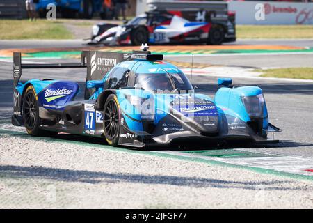 47 ALGARVE PRO RACING - Oreca 07 Gibson (J. Falb, J. Allen, A. Peroni) durante l'ELMS 2022 - European le Mans Series, Endurance a Monza, Italia, luglio 03 2022 Foto Stock