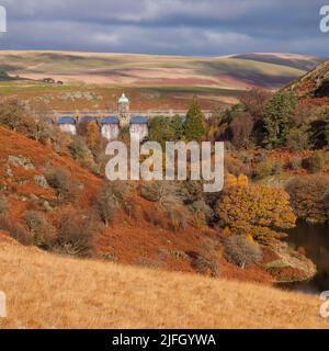 Craig Goch Dam, Elan Valley, Mid Wales.UK Foto Stock