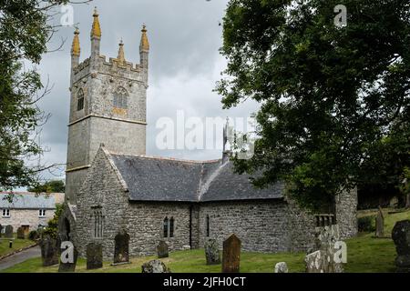 Chiesa parrocchiale di St Germoe, Germoe, Cornovaglia Foto Stock