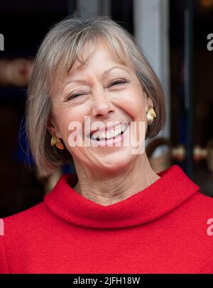 Jenny Agutter attending the world premiere of The Railway Children Return at Keighley Picture House Cinema, Keighley, West Yorkshire. Picture date: Sunday July 3, 2022. Foto Stock