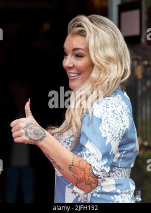 Sheridan Smith frequenta la prima mondiale del ritorno dei Bambini della ferrovia al cinema della casa di foto di Keighley, Keighley, West Yorkshire. Data foto: Domenica 3 luglio 2022. Foto Stock