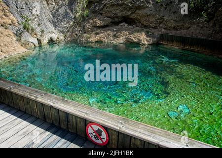 Grotta di bacino e il Sito Storico Nazionale di Banff Alberta Canada Foto Stock