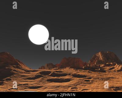 Paesaggio di mercurio Foto Stock