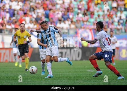 Salvador, Brasile. 03rd luglio 2022. BA - Salvador - 07/03/2022 - BRASILIANO B 2022, BAHIA X GREMIO - Gremio giocatore Janderson durante una partita contro Bahia allo stadio Arena Fonte Nova per il campionato brasiliano B 2022. Foto: Jhony Pinho/AGIF/Sipa USA Credit: Sipa USA/Alamy Live News Foto Stock