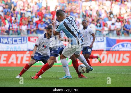 Salvador, Brasile. 03rd luglio 2022. BA - Salvador - 07/03/2022 - BRASILIANO B 2022, BAHIA X GREMIO - Diego Souza giocatore di Gremio durante una partita contro Bahia allo stadio Arena Fonte Nova per il campionato brasiliano B 2022. Foto: Renan Oliveira/AGIF/Sipa USA Credit: Sipa USA/Alamy Live News Foto Stock