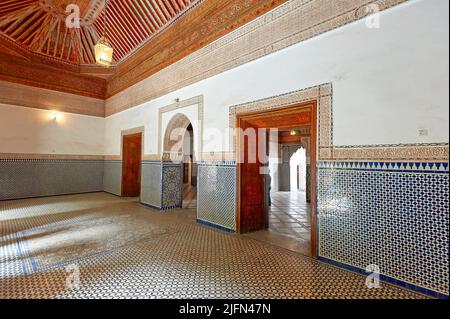 Marocco Marrakech. Il Palazzo Bahia Foto Stock