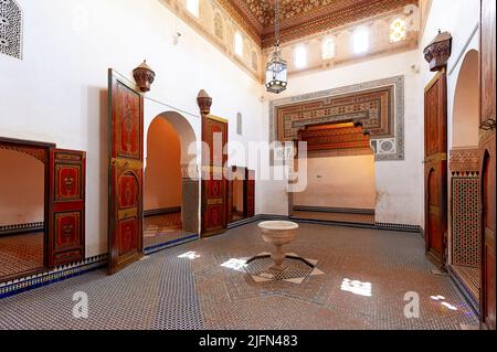 Marocco Marrakech. Il Palazzo Bahia Foto Stock