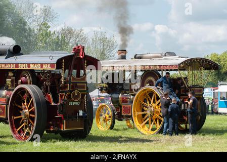 The Stotfold Annual Steam Fayre Foto Stock