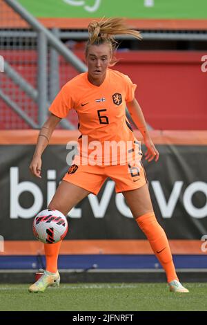 ENSCHEDE - Jill Roord of Holland Donne durante la partita internazionale femminile tra Paesi Bassi e Finlandia allo Stadio De Grossch teste il 2 luglio 2022 a Enschede, Paesi Bassi. ANP GERRIT VAN COLOGNE Foto Stock