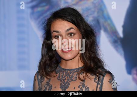 Lucie HEINZE (attrice), immagine singola, taglia singolo motivo, ritratto, ritratto, verticale. Film premiere LIEBESDININGS il 4th luglio 2022 nel cinema Mathaeser di Monaco. Foto Stock