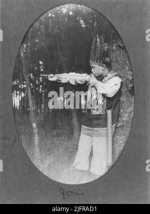 Joris Ivens, vestito da indiano. Foto Stock