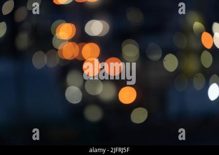 Cerchi di luce astratti. Foto Stock