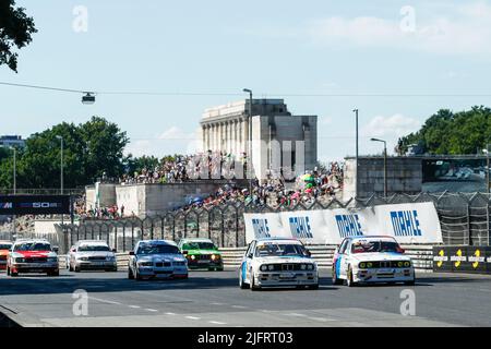 Norimberga, Germania. 03rd luglio 2022. Nurnberg: DTM Norisring 2022 on July, 3, 2022, (Photo by Hoch Zwei) DTM Classic Cup: Start Credit: dpa/Alamy Live News Foto Stock