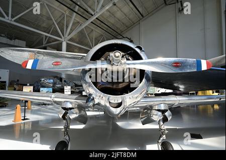 Curtiss-Wright A-22 (CW-A22) Falcon, 1938 Foto Stock