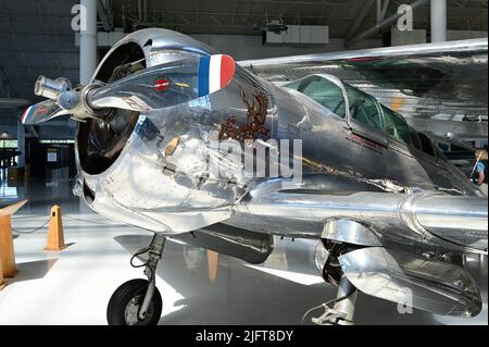 Curtiss-Wright A-22 (CW-A22) Falcon, 1938 Foto Stock