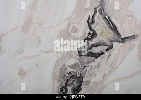Splendida texture in marmo bianco dover come parte del tuo design. Foto Stock